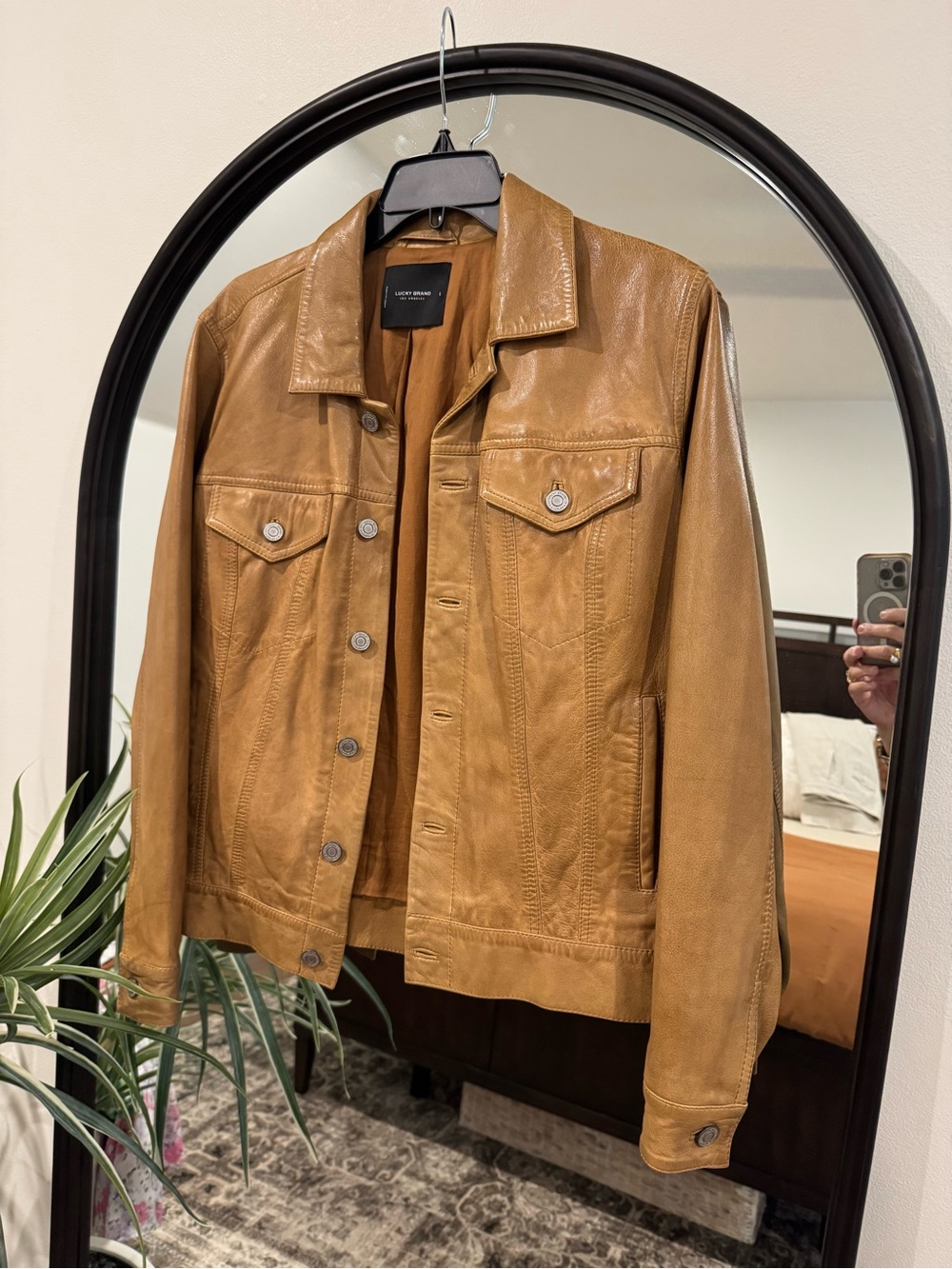 Classic Tan Leather Jacket